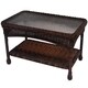 Premium 29 x 17.5 Resin Wicker Coffee Table - Thumbnail 0
