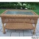 Premium 29 x 17.5 Resin Wicker Coffee Table - Thumbnail 2