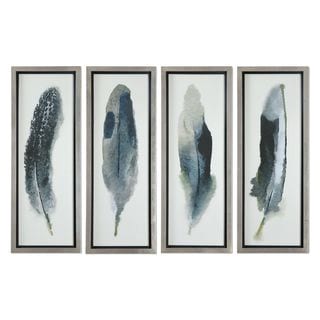 Feathered Beauty Prints (Set of 4)