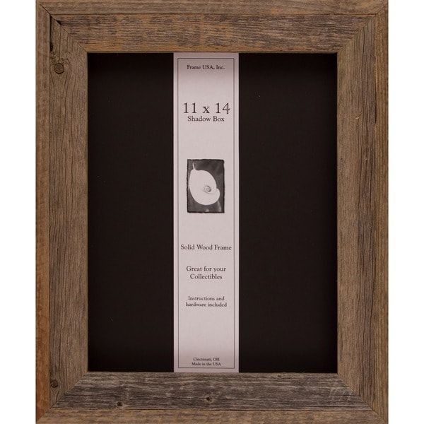 Barnwood Shadow Box (11 x 14) Free Shipping Today Overstock 18096051