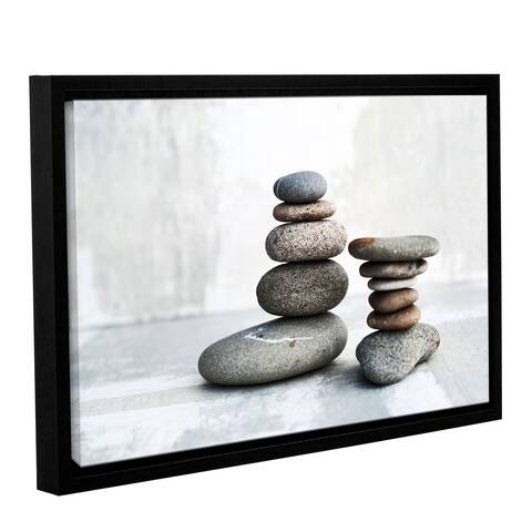 ArtWall Elena Ray 'Sea Stones' Gallery-wrapped Floater-framed Canvas - Multi