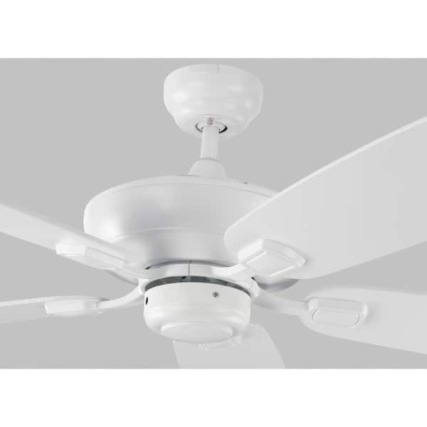 Shop Monte Carlo Colony Max 5 Blade Rubberized White Ceiling Fan