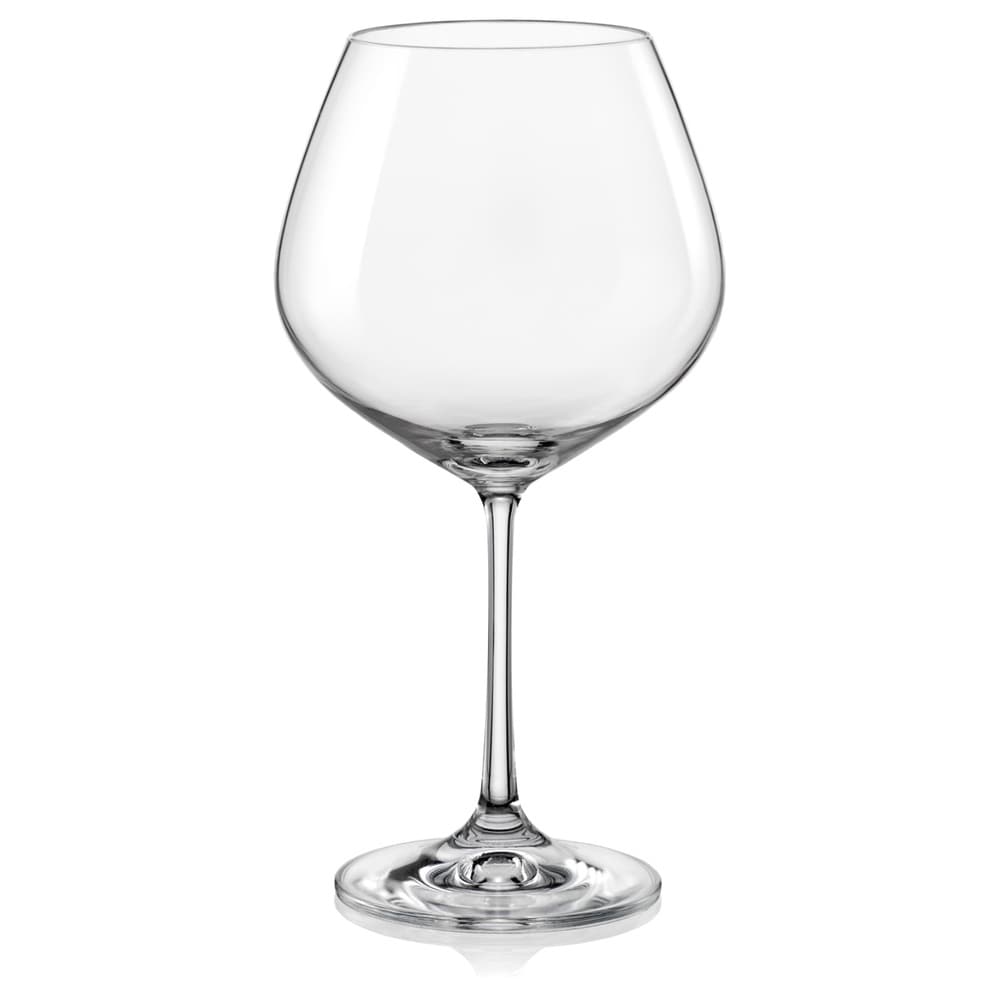 Crystalex Large Wine Glasses, Sandra Universal Glass set of 6, 18.5oz, Red  Wine Glasses
