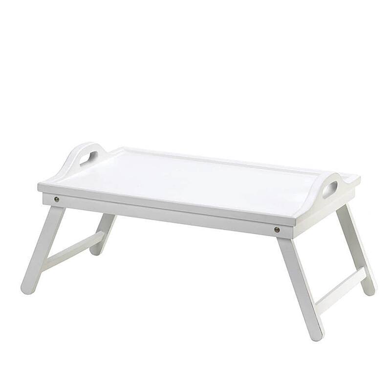 Modern White Easy-Fold Wooden Tray