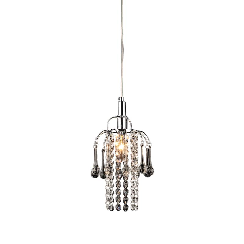 Warehouse of Tiffany Joey 1-light Crystal Chrome Chandelier