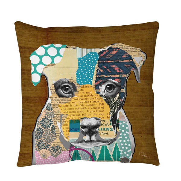 Pattern Collage Pit Throw or Floor Pillow