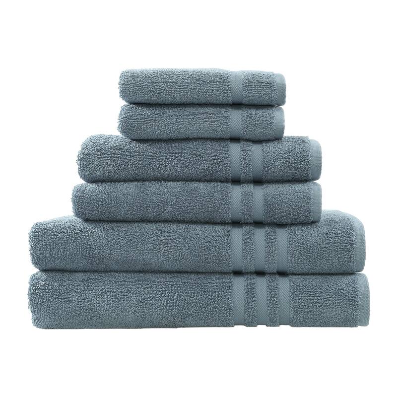 Copper Grove Tracadie Turkish Cotton 6-piece Terry Bath Towel Set