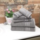 preview thumbnail 15 of 18, Copper Grove Tracadie Turkish Cotton 6-piece Terry Bath Towel Set