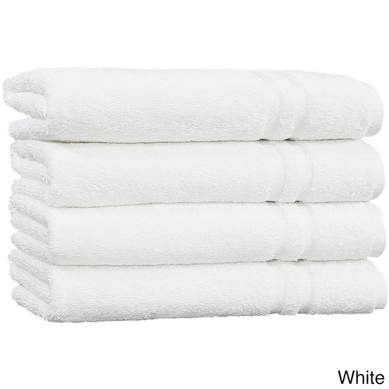 Copper Grove Tracadie Turkish Cotton 4-piece Terry Hand Towels - White