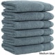 preview thumbnail 7 of 16, Authentic Hotel and Spa Omni Turkish Cotton Terry Washcloths (Set of 6) Blue