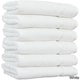 preview thumbnail 2 of 16, Authentic Hotel and Spa Omni Turkish Cotton Terry Washcloths (Set of 6) White