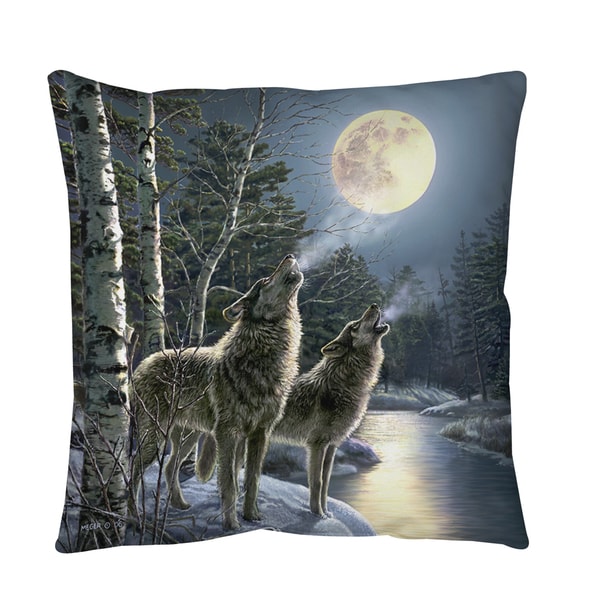 Howling Throw or Floor Pillow