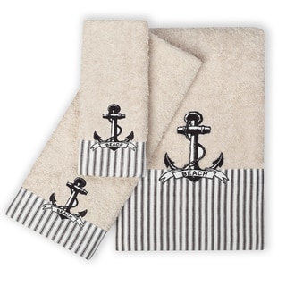 Shop Avanti By The Sea Embellished 4 Piece Towel Set