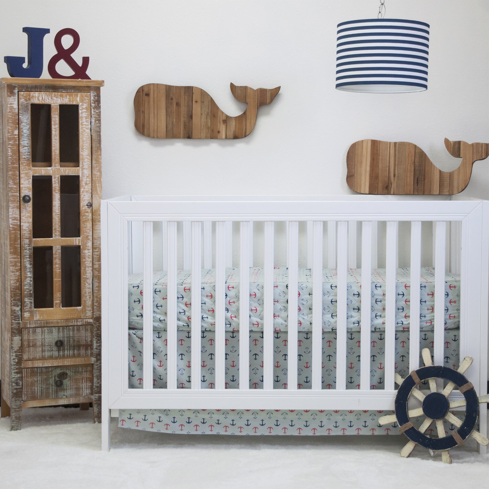 2 piece crib set