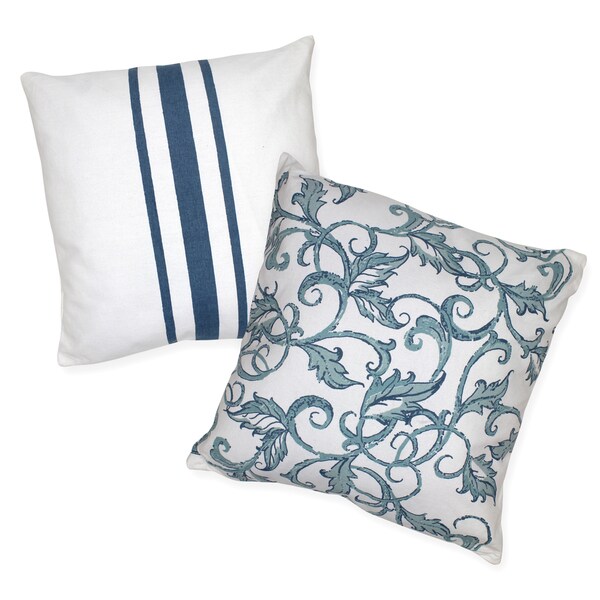 Shop Amraupur Overseas French Vine Cotton Decorative 18inch Throw