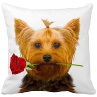 yorkie shaped pillow