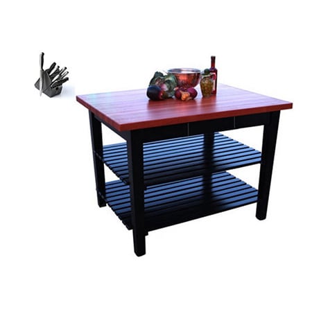 John Boos Rn C4824 D 2s Le Clique 48x24 Cherry Butcher Block John Boos Rn C4824 D 2s Le Clique 48x24 Cherry Butcher Block Table