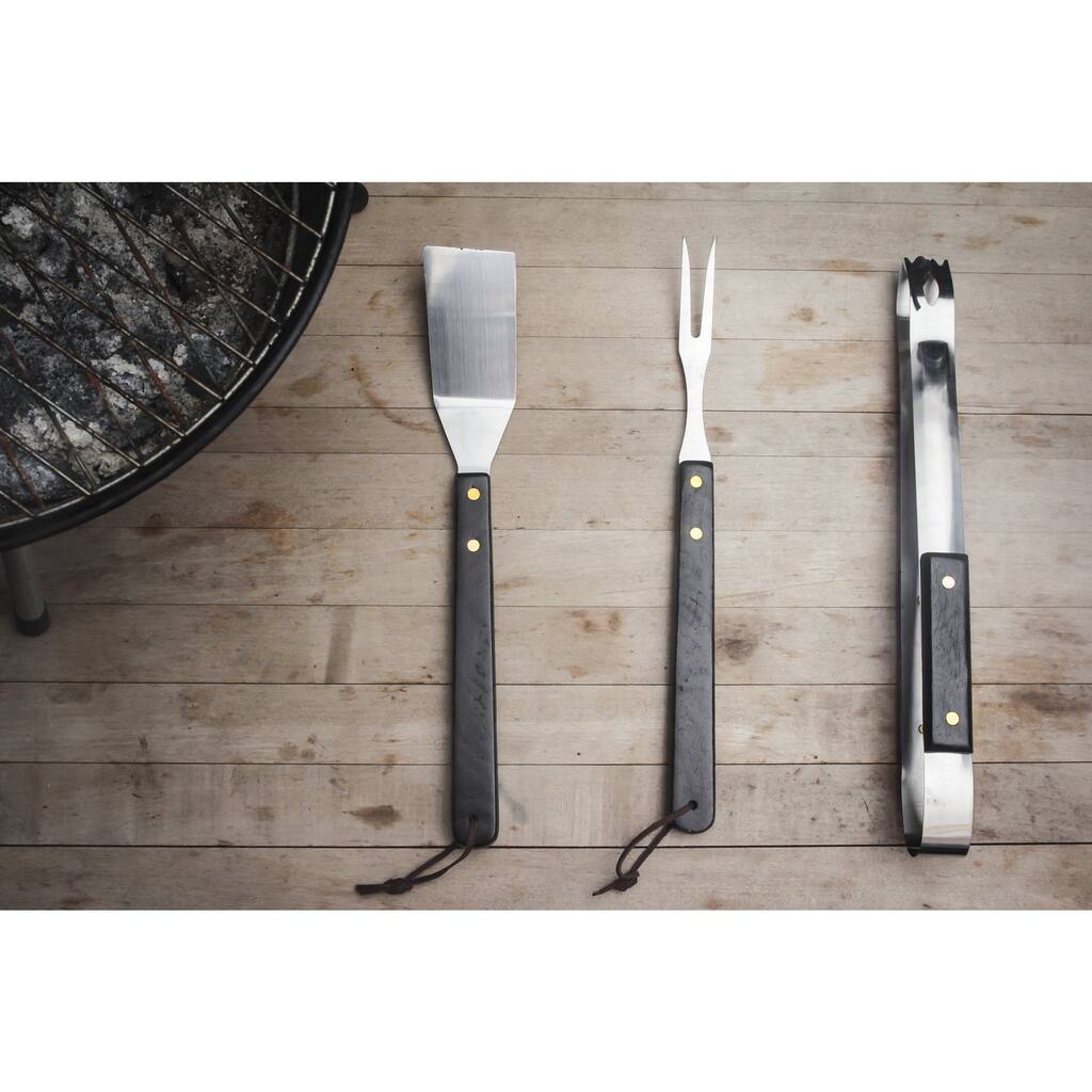 3 PC Set Stainless Steel Grilling Tools/ BBQ set
