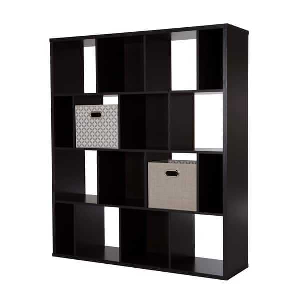 South S Reveal 16 Cube Shelving Unit With 2 Fabric Cube Shelving Unit With 2 Fabric