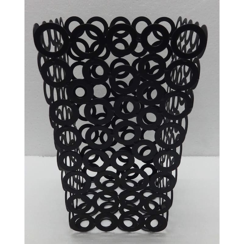 Red Vanilla Rings Waste Bin - 6.25"x 9.75"