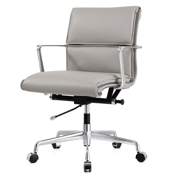 M347 Office Chair in Italian Leather - Free Shipping Today - Overstock ...