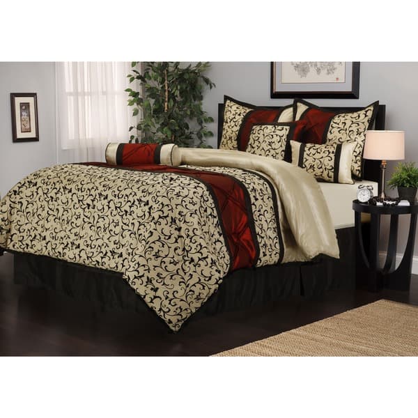 Shop Grand Avenue Cristy 7 Piece Bedding Comforter Set On Sale