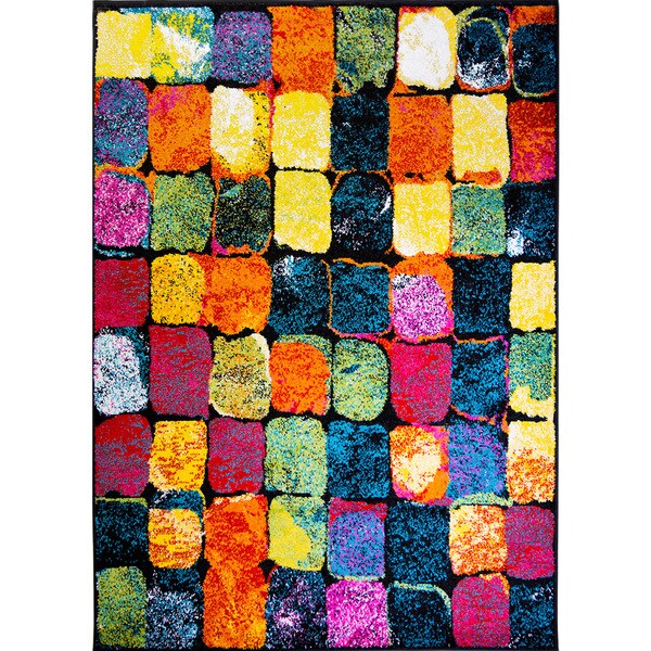Home Dynamix Splash Collection Contemporary MultiColored Area Rug (7