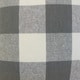 preview thumbnail 2 of 0, Amory Grey Plaid Down and Feather-filled 18-inch Throw Pillow