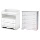 preview thumbnail 3 of 5, South Shore Heavenly Changing Table and 4-Drawer Chest Set