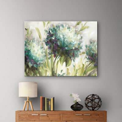 ArtWall Lisa Audit's Hydrangea Field, Gallery Wrapped Canvas