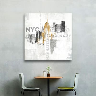 ArtWall Avery Tillmon's Empire State Building , Gallery Wrapped Canvas