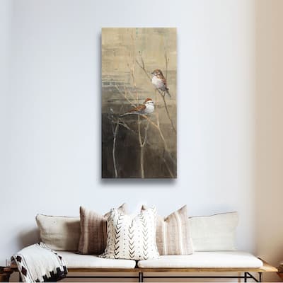 ArtWall Avery Tillmon's Sparrows At Dusk, Gallery Wrapped Canvas