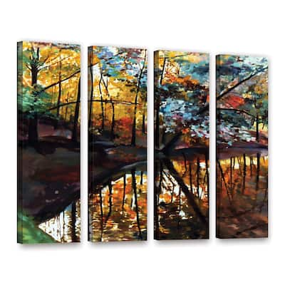 ArtWall Sylvia Shirilla's Elysium, 4 Piece Gallery Wrapped Canvas Set