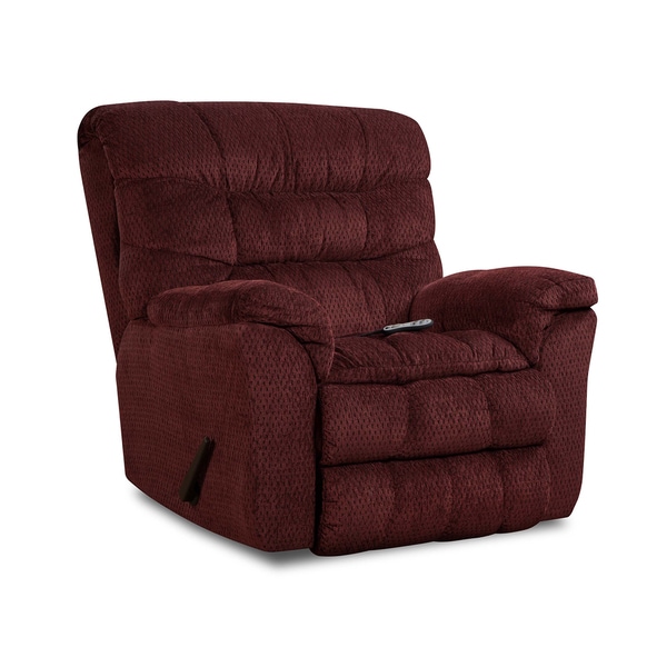 simmons upholstery aegean heat and massage rocker recliner