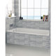 alcove tub with tile flange