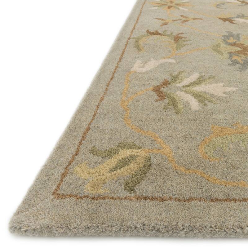 Hand-tufted Wilson Floral Mist Wool Rug