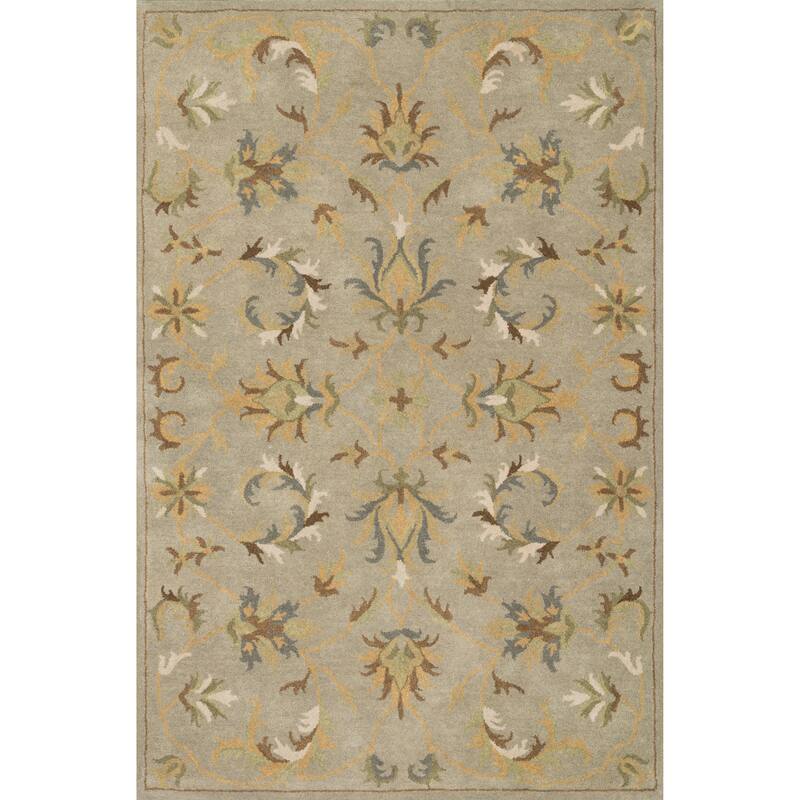 Hand-tufted Wilson Floral Mist Wool Rug