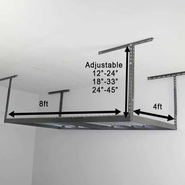 MonsterRax 4' x 8' Overhead Garage Storage Rack - Bed Bath & Beyond ...