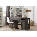 South Shore Sewing Machine and Artwork Craft Table with Storage