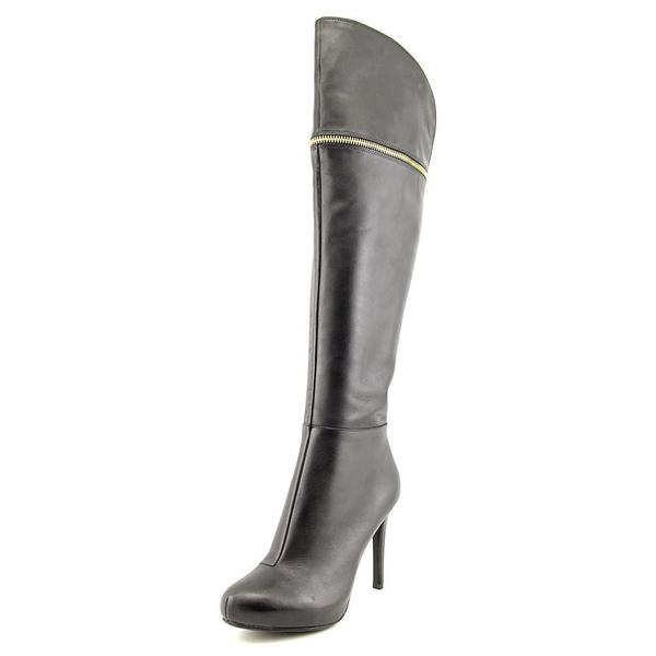 Bar III Women's 'Cecile1' Leather Boots - 18104389 - Overstock.com ...