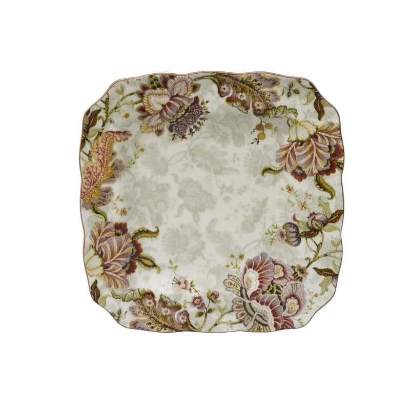 222 Fifth Gabrielle Floral Cream 16-piece Dinnerware Set