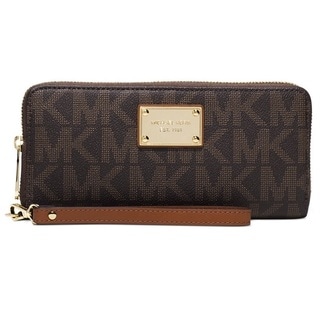 michael kors monogram continental wallet