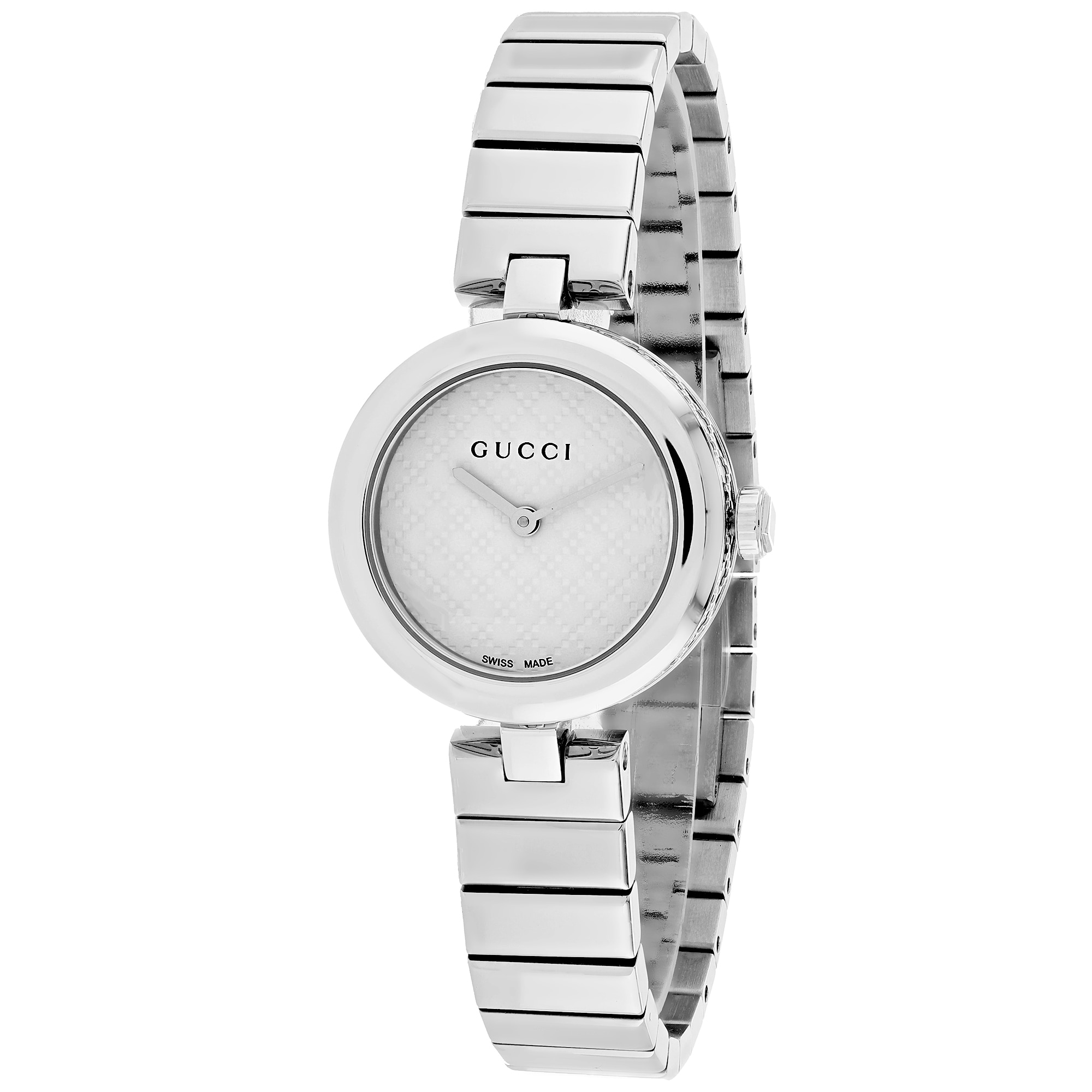 gucci silver bracelet watch