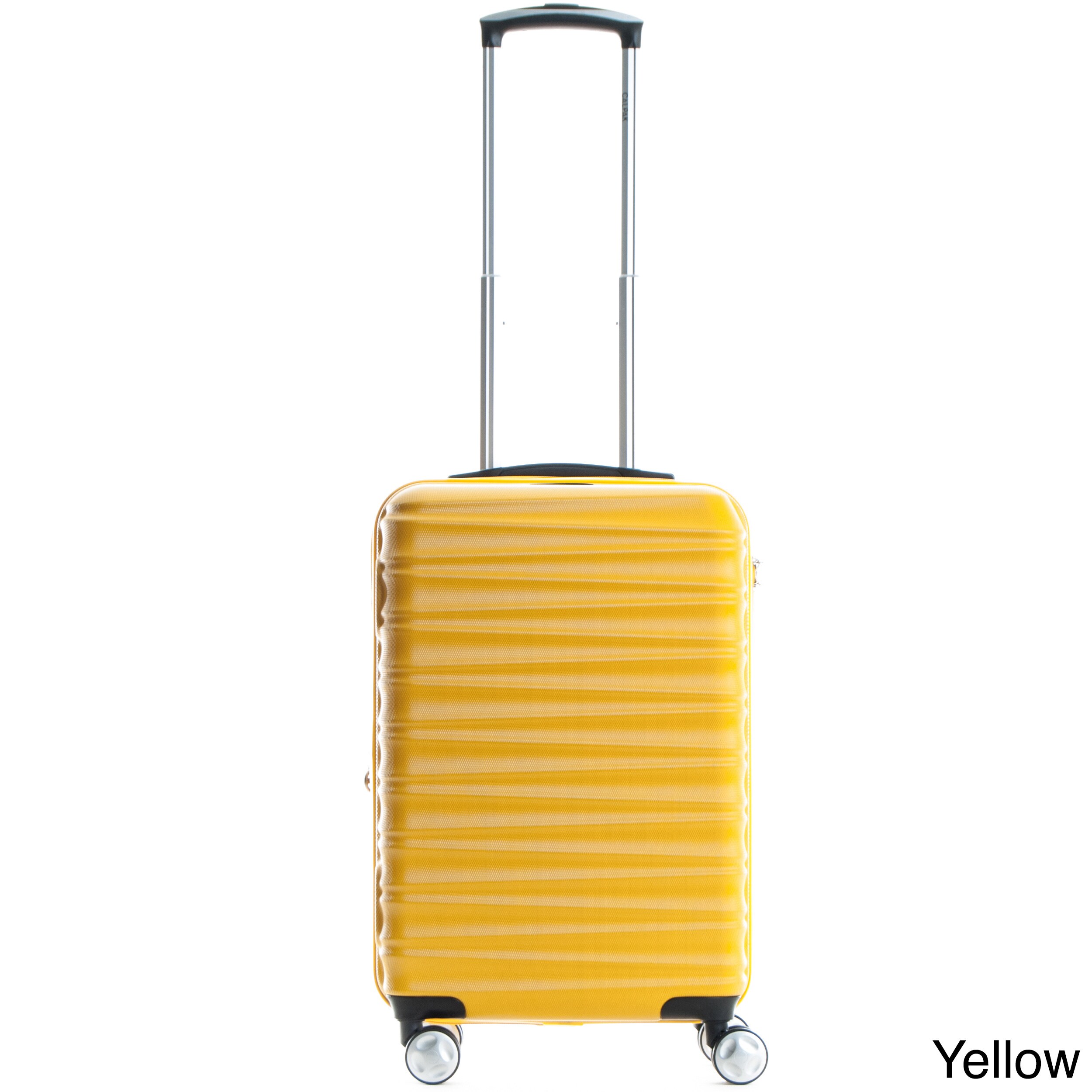 calpak yellow luggage