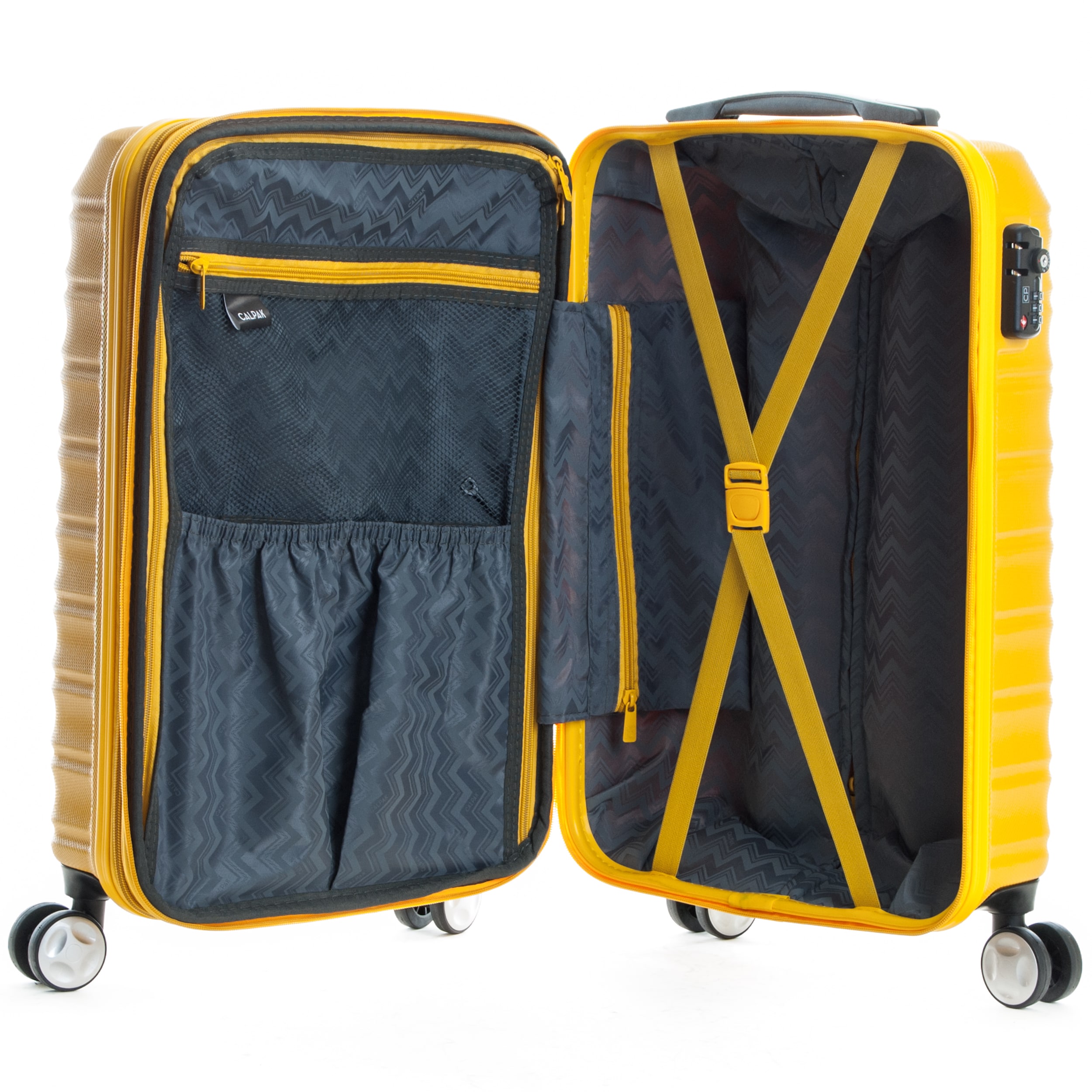 calpak yellow carry on