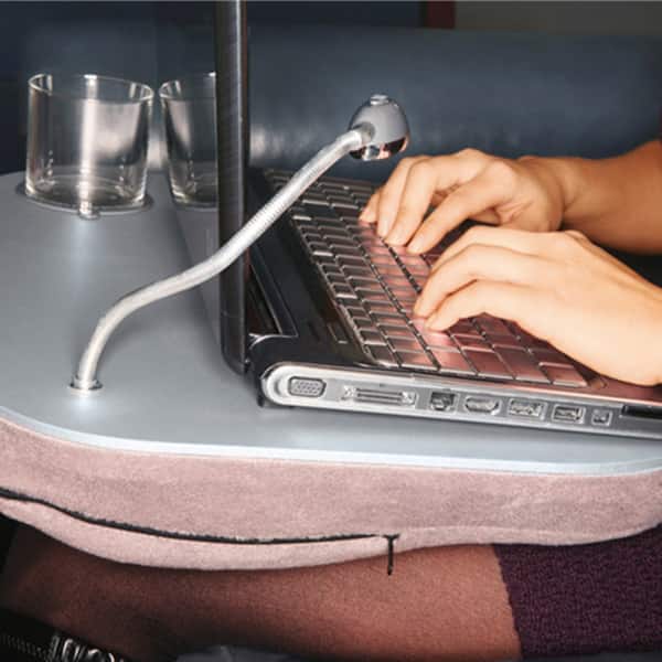Shop Business Class Portable Laptop Lap Desk Built In 360 Led