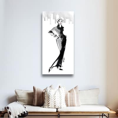 ArtWall Anne Tavoletti's Fifties Fashion III, Gallery Wrapped Floater-framed Canvas