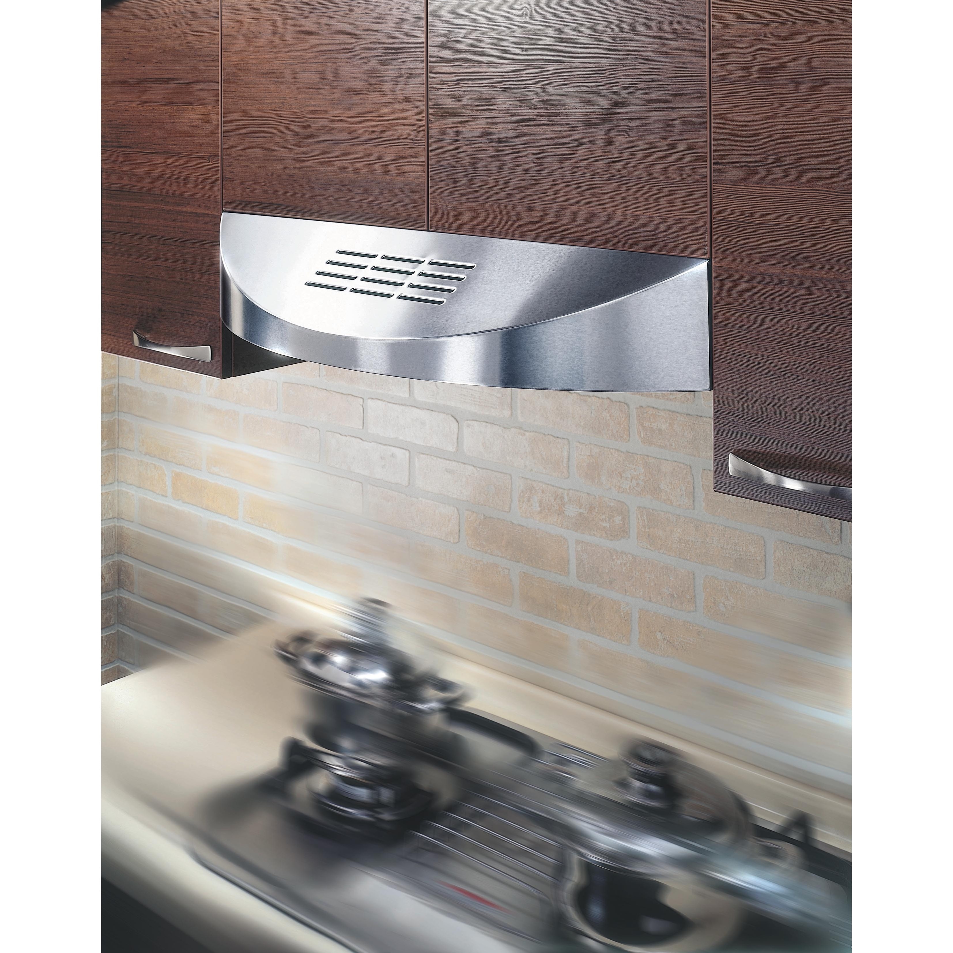 Kobe CHX3830SQBD-3 Brillia 30-inch Under Cabinet Range Hood, with 3-speed, 400 CFM, LED Lights, and Baffle Filters