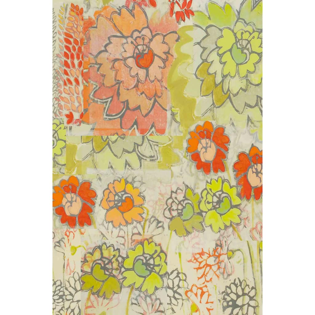 Marmont Hill - Big Orange III Painting Print on Canvas - Multi-Color