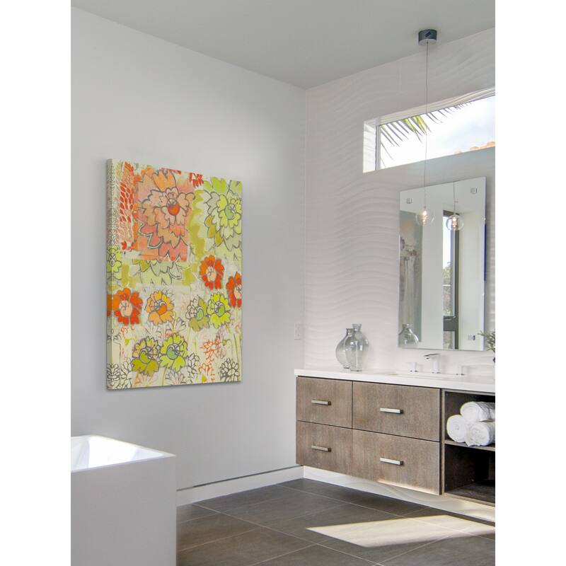 Marmont Hill - Big Orange III Painting Print on Canvas - Multi-Color